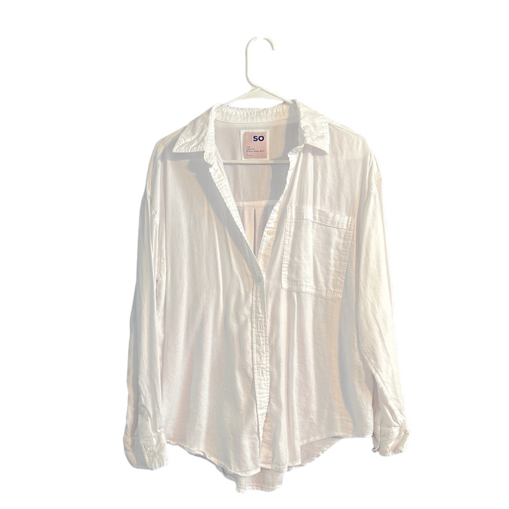 The favorite white button down shirt